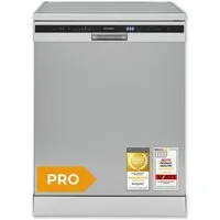exquisit Standgeschirrspüler PRO GSP56314-030C, 14 Maßgedecke, 14 Maßgedecke, Automatische Türöffnung, Oberkorb verstellbar