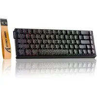 ATTACK SHARK X68MAX HE Rapid Trigger Gaming-Tastatur aus Aluminium Gaming-Tastatur (0.005mm RT,8000Hz,Hall-Effekt-Magnetschalter,Einstellbare Betätigung)
