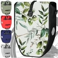 Valkental Fahrradtasche Gepäckträger wasserdicht & abschließbar, Gepäckträgertasche Fahrrad mit Großen Reflektoren 20L, 28L, 32L