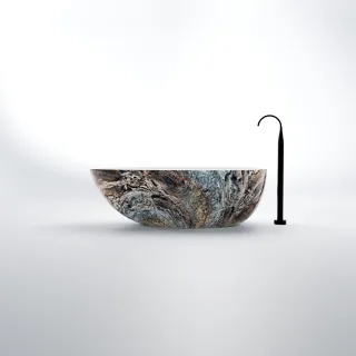 Steinberg Serie 540 Freistehende Badewanne, Dark Pearl, 540801050 540801050