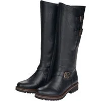 Remonte Winterstiefel, Blockabsatz, Langschaftstiefel, Wechselfußbett, XL-Schaft