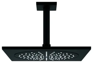 GROHE Kopfbrauseset Rainshower Aqua 10", 26861 DA 142mm 1 Strahl 8l phantom black, 26861KF0 26861KF0