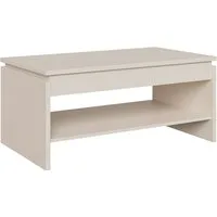 FORTE Couchtisch Couchtisch, Ablage, Stauraum, als Esstisch nutzbar, höhenverstellbar, B/H/T 100/45,7/56 cm