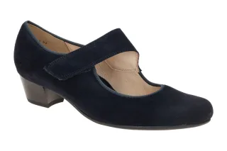 ara 12-63601 02 Catania Highsoft Damen Pumps blau - bequemes Echtleder Kaltfu...