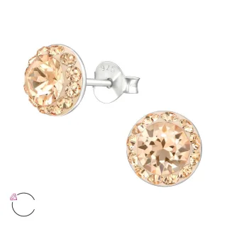 Kugel Ohrringe aus 925 Silber