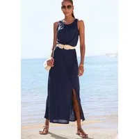 LASCANA Maxikleid aus Jerseyware mit hohem Beinschlitz Sommerkleid, Strandkleid, leichtes Jerseykleid, casual