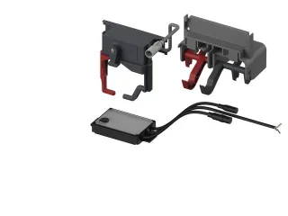 Tece planus WC-Fernauslösung kabelgebund. Elektrotaster 230/12 V-Netz, 9240357 9240357