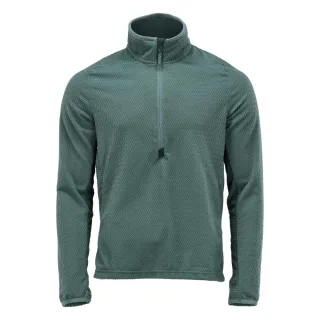 MASCOT Herren Microfleece Pullover mit kurzem Reißverschluss CUSTOMIZED Hell Waldgrün XL - 22703-639-35-XL