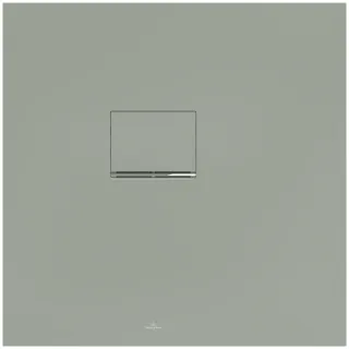 Villeroy & Boch Duschwanne Squaro Infinity 800x800x40mm quadratisch flächenbündiger Einbau links Ant UDQ8080SQI1LVR8