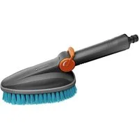GARDENA Reinigungsbürste Cleansystem Handbürste M hard, mit Schlauchanschluss 18846-20