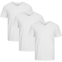 Jack & Jones T-Shirt 3er Pack Cotton Basic (Spar-Set, 3-tlg) T-Shirt - Baumwolle - Atmungsaktiv