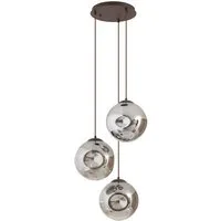 Lindby Hängeleuchte Valentina, Glas Alu IP20, 3 x 15 W LED