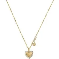Emporio Armani Kette mit Anhänger Schmuck Geschenk Silber 925 Halsschmuck Herz, mit Zirkonia (synth)