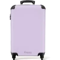NoBoringSuitcases.com© Hartschalen-Trolley Pastell lila 55x35x20cm, Handgepäck Koffer & Trolleys, Luggage, Reisekoffer Frauen