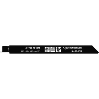 Rothenberger Universal - Sägeblatt, 225x20x1,25 - 5 Stück - 865793