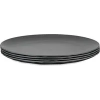 KOZIOL Speiseteller CLUB PLATE, Teller Set, 4-tlg., spülmaschinengeeignet, melaminfrei, 260 mm