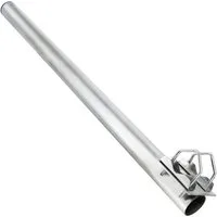 PremiumX SAT-Halterung Balkonhalter 40cm Ø 48mm Stahl Mast Geländer SAT Mast-Verlängerung