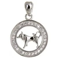 Silberkettenstore Kettenanhänger Anhänger Sternzeichen - 925 Silber