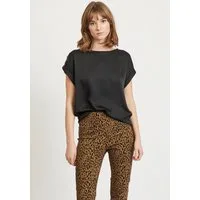 Vila Shirtbluse VIELETTE Vorderteil aus glänzendem Satin