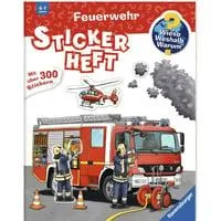 Wieso? Weshalb? Warum? Stickerheft - Feuerwehr, Lernbuch