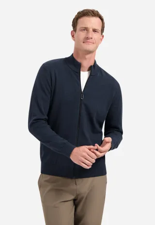 No Excess - Cardigan 2 Coloured Melange night - Gr. - XXXL