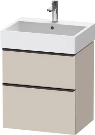 Duravit D-Neo Waschtischunterbau wandhängend Taupe Matt 584x442x625 mm - DE43710BD910000 DE43710BD910000