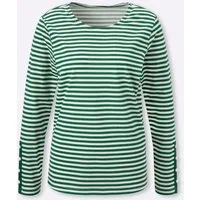Sieh an! T-Shirt Streifenshirt Langarm