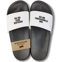 22Feels Geschenk Oma Geburtstag Badelatschen lustig Spruch Rentnerin Badepantolette IN DEUTSCHLAND BEDRUCKT
