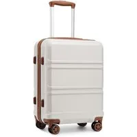 KONO Koffer Hartschalenkoffer 55x40x20 cm – Leichter Kabinenkoffer mit 4 Rollen