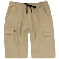 Lavecchia Cargoshorts Lavecchia Herren Cargoshorts LV-505 (Beige/Braun, 42-44) kurze Jogger Sweat Hose