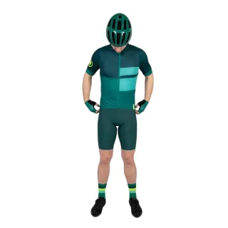 Endura - Radfahr-Trikot für Herren, kurzärmlig (Smaragdgrün)