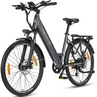 Vankel E-Bike Cityrad 26 Zoll Herren Elektrofahrrad 450WH mit App-Steuerung Damen 60Nm, Kettenschaltung, Heckmotor, 450 Wh, EABS-Bremssystem E-bikes mit IPX6 Motor Farbdisplay und hoher Traglast
