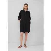 s.Oliver Minikleid Kleid Kurzes Blusenkleid aus Leinenmix mit Eingrifftaschen