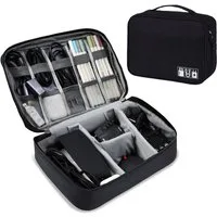 TUWENA Taschenorganizer Kabeltasche, ReiseKabel Organizer Große Wasserdichten organisator, Multifunktional tasche für Kabel Ladegerät Handy Festplatten Powerbank