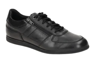 Geox U454GB RENAN Herrensport-Halbschuhe Schwarz - black atmungsaktiv
