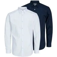 Jack & Jones Langarmhemd JJJOE SHIRT LS 2 PACK MP