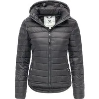 Ragwear Steppjacke Bobie leichte, gesteppte Damen Jacke mit abnehmbare Kapuze