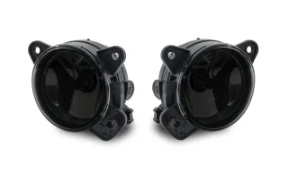 2x Nebelscheinwerfer Schwarz Smoke HB4 Birnen L + R für VW Polo 9N3 2005-09