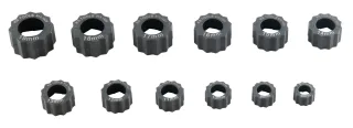 KS Tools Spezial-Muttern-Ausdreher-Satz, 12-tlg - 913.1415