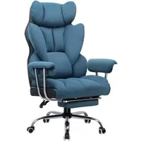 GTPLAYER Gaming-Stuhl Gaming Stuhl, Gamer Stuhl, Ergonomischer Bürostuhl Stoffoberfläche (Packung), Schreibtischstuhl Chefsessel mit Fußstütze höhenverstellbar kunstleder