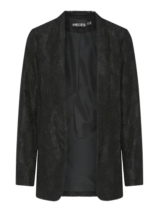 PIECES - PCBOSULLA LACE BLAZER black - Gr. - XS