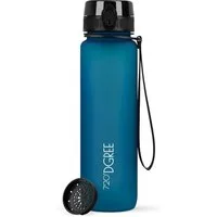 720°DGREE Trinkflasche Trinkflasche uberBottle softTouch mit Sieb petrol blue 1l