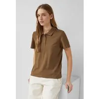 s.Oliver Kurzarmshirt Polo-Shirt Polo-Shirt aus Baumwoll-Piqué