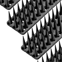 KONZEPT Taubenspikes Taubenabwehr Spikes Vogel, Katzen - für Balkon, Zaun - aus Kunststoff, 6-St., Gesamtlänge: 3 Meter, UV-beständig