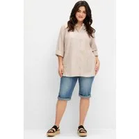 Sheego Klassische Bluse 3/4-Arm-Bluse 3/4-Arm
