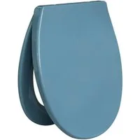 Primaster WC-Sitz Primaster WC-Sitz mit Absenkautomatik bermuda blau, Abnehmbar Absenkautomatik Edelstahlscharniere