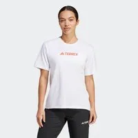 adidas TERREX Funktionsshirt CLASSIC LOGO für Sportmode und Outdoormode, mit Kurzarmdesign, ohne Verschluss