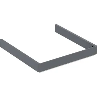 Geberit Designstreifen für WT-Unterschrank Renova Comfort, Breite 53 cm, grafit, 596921000 596921000