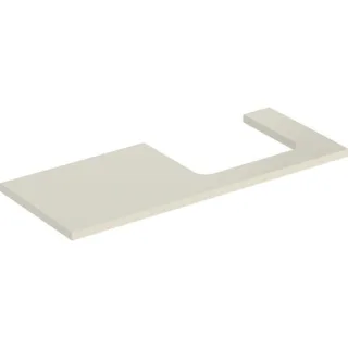 Geberit ONE Waschtisch-Platte, Ausschnitt rechts, für Aufsatzwaschtisch 505325004