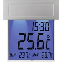 TFA Dostmann Hygrometer TFA Dostmann Vision Solar Thermometer Silber 30.1035